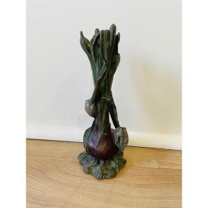 Ersnt Fuchs Candlestick Or Vase Tulipes Decor 