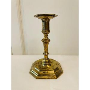 Louis XIII Period Bronze Candlestick