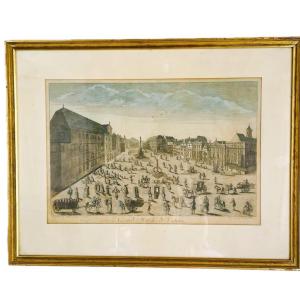 Engraving Of The City Of Vienna 18th