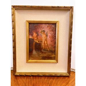 Cupids In The Forge Of Vulcan