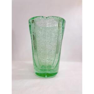 Daum Nancy Bubble Glass Vase
