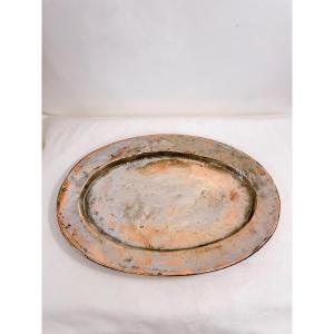 Oval Tin-plated Copper Dish