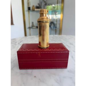 Cartier Gilded Metal Bag Spray In Box