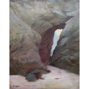 Maurice Chabas (1862-1947), Study Or Reworking For The Virgins Of The Cliffs, Oil On Canvas