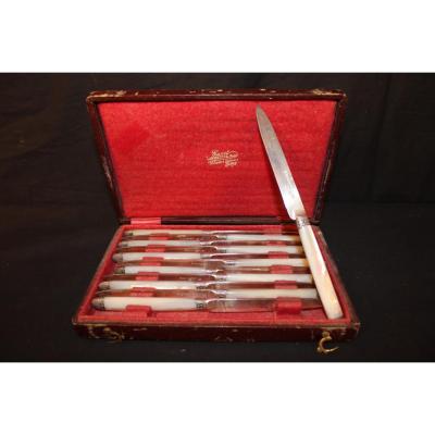 12 Knives Fruits And Silver Pearl