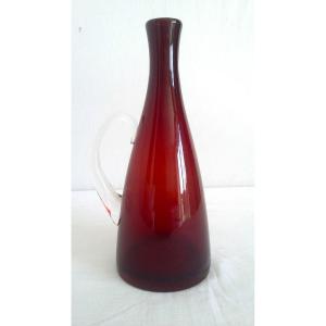 Ekenas Sweden, Blown Glass Carafe, Design, Vintage