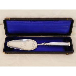 Art Deco Pie Server In Solid Silver