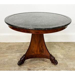 Restoration Period Mahogany Side Table
