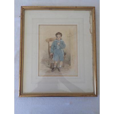 Waller Hugh Paton (1828-1895) - Watercolour Gouache / Paper - Portrait 1892