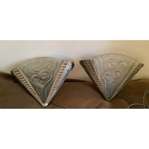 A Pair Of Art Deco Sconces