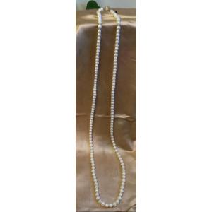 Baroque-style Cultured Pearls, 117 Cm Long 