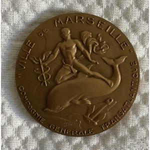 3 Companie Général Transatlantique Medals