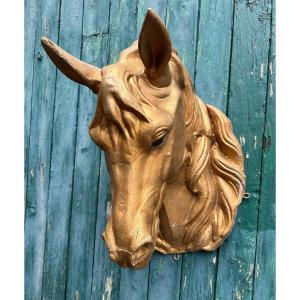 Ancienne Enseigne De Boucherie Chevaline 