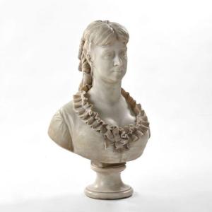 Marble Print - Gallant Woman - Arthur De Gravillon (1828-1899)