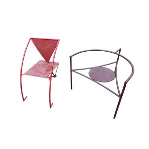 Pair Of Prototype Designer Armchairs, Unique Model