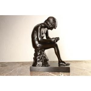 Bronze Cast - Spinario / Thorn Puller - Capitoline Museum