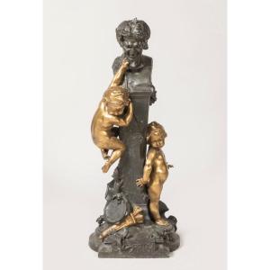 Cast Iron Garden Proof - Surprised! - Henri Pernot - Art Nouveau