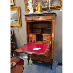 Marquetry Secretary, 18th Stamped Paveaux