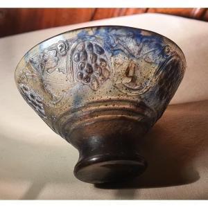 Blackberry Bowl Signed Decorchemont