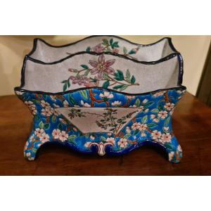 Letter Holder, Longwy Enamels, 1934