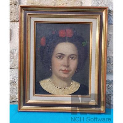 Painting, Portrait Woman
