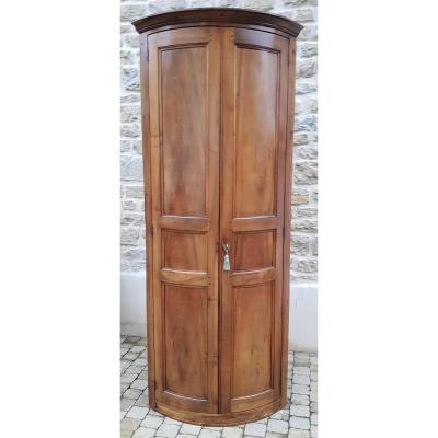 High Corner Walnut Double Doors