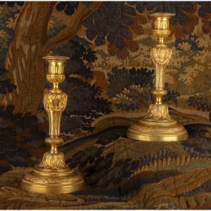 Pair Of Louis XVI Style Candlesticks
