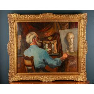 Painter In His Studio