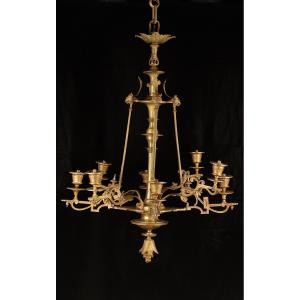 Bronze Chandelier 