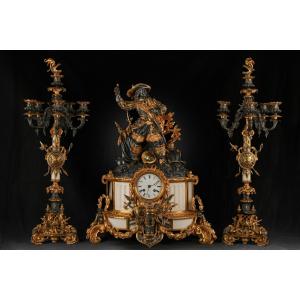 Clock And Its Candelabra 