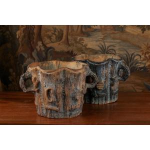 Pair Of Terracotta Pots