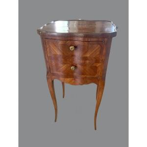 Louis XV Style Bedside Table, Napoleon III Period