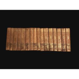 Books, High School, Or Literature Courses, By Jf La Harpe, 16 Volumes