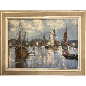 Seascape Painted By Jan Kelderman