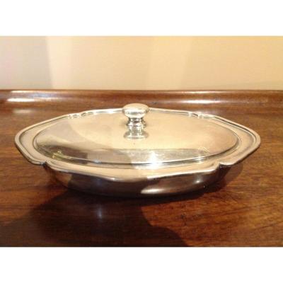 Lovely Small Vegetable In Silver Bronze