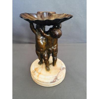 Baguier, Marble And Bronze XIXth Pocket