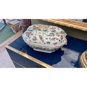 Rouen Earthenware Terrine, 18th Century