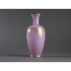 Small Opaline Vase, Baccarat, 19th Century