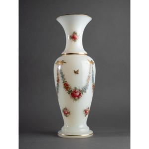 Large Opaline Vase, 19th Century