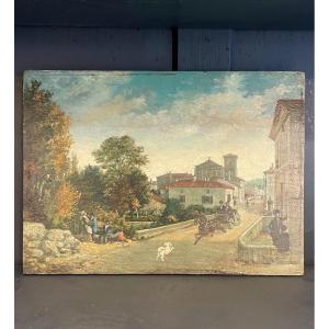 Oil On Panel, 19th Century
