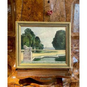 Oil On Panel Signed Simone Louvet, Late 19th / Early 20th Century