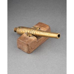 Bronze Reproduction Of A Vallière Cannon, 19th Century