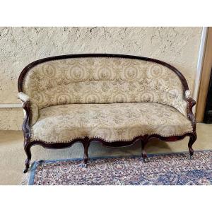 Louis XV Style Three Seaters Sofa, 19th Century