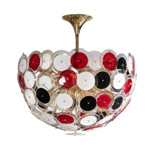 Murano Glass Chandelier, Late 20th Century