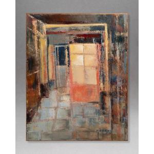 Oil On Canvas By Mauguy, 20th Century
