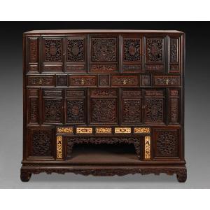 Chinese Or Indochinese Cabinet, 19th Century