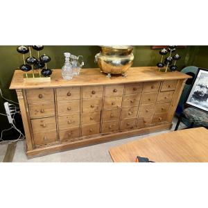 Antique Workbench And Counter, First Half Of The 20th Century