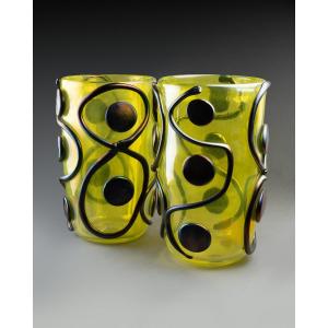 Pair Of Signed Constantini Vases, 21st Century