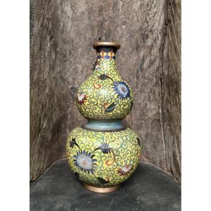 Cloisonné Enamel Vase, China, 19th Century
