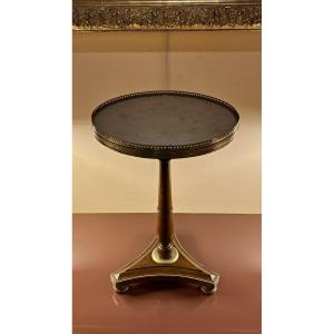 Small Empire-style Side Table, Late 19th Century